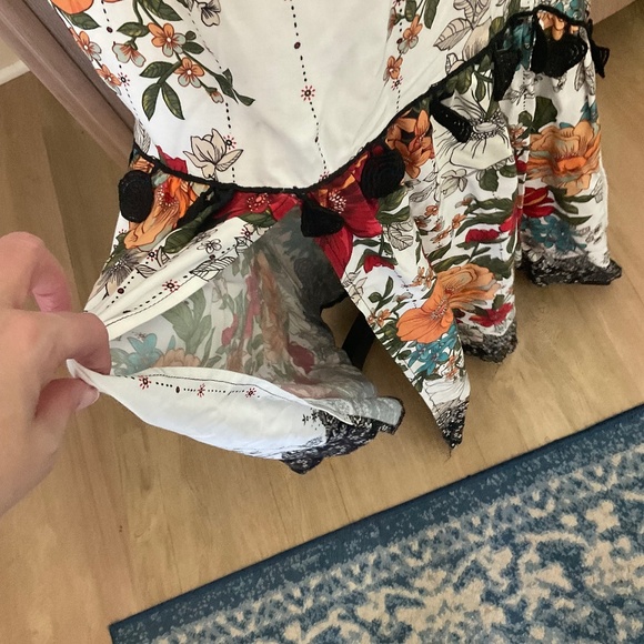 Anthropologie Farm Rio Natasha Maxi skirt western fairy boho summer hippie XS - Picture 5 of 15